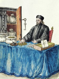 Venetian Moneylender, from an Illustrated Book of Costumes by Jan van Grevenbroeck